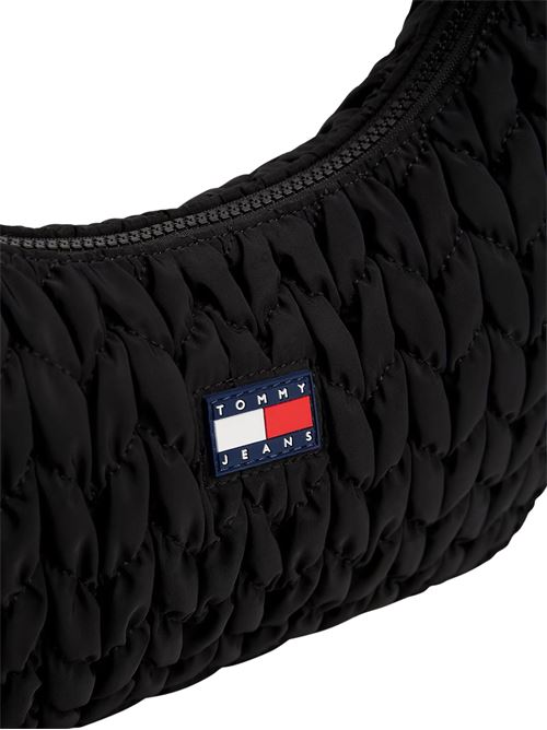 Borsetta nera in poliuretano. Tommy Jeans | AW0AW17546BDS